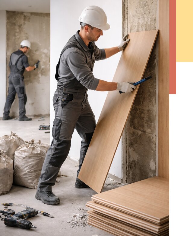 Демонтаж стеновых панелей в Геленджике от 3638 руб. за м² быстро и недорого | ОТДЕЛОЧНИК-Глн