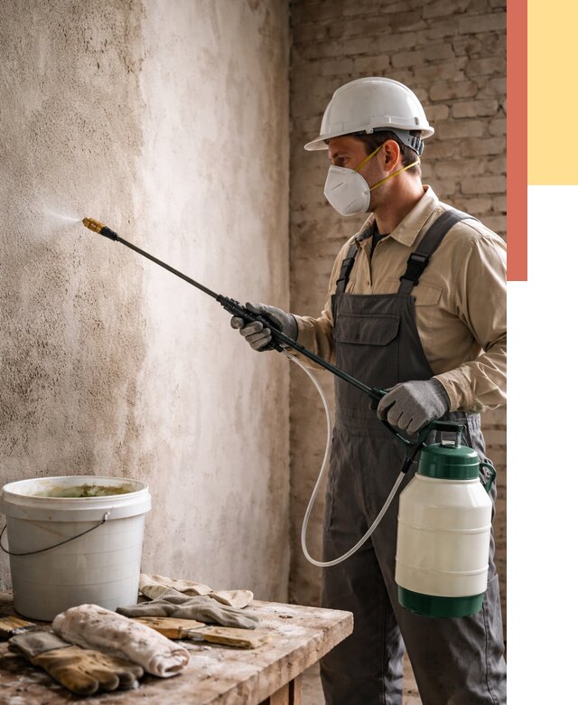 Антисептическая обработка стен в Геленджике от 1247 руб. — быстро и недорого | ОТДЕЛОЧНИК-Глн