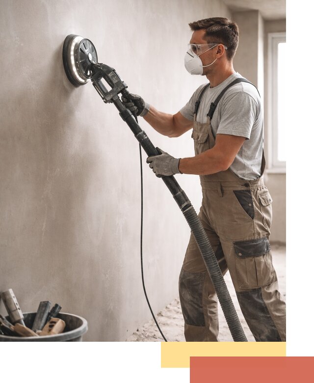 Профессиональная шлифовка стен в Геленджике быстро и качественно