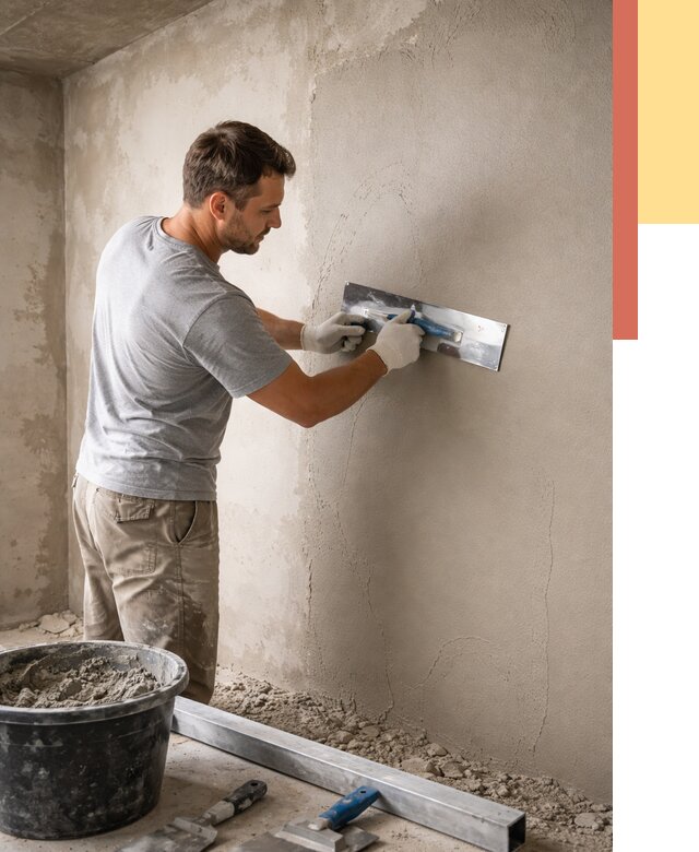 Штукатурка стен без маяков в Геленджике от 7484 руб/м2 — услуги и цена | ОТДЕЛОЧНИК-Глн