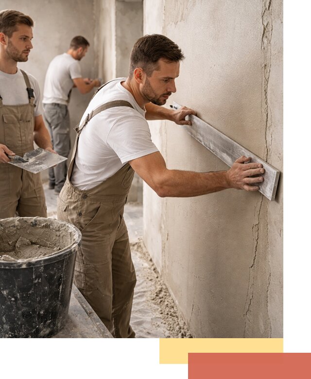 Штукатурка стен без маяков в Геленджике быстро и качественно