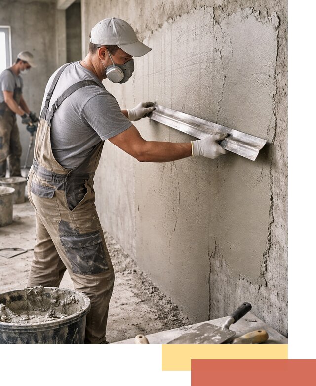 Штукатурка бетонных стен в Геленджике качественно и долговечно