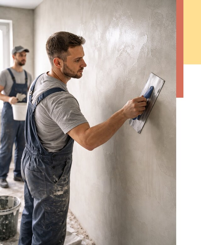 Глянцевание штукатурки стен в Геленджике от 7796 руб. — услуги и затирка | ОТДЕЛОЧНИК-Глн