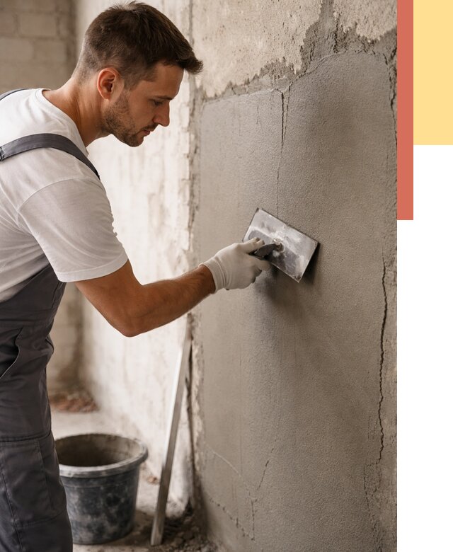 Штукатурка стен под плитку в Геленджике от 4365 руб./м2 — выравнивание под плитку | ОТДЕЛОЧНИК-Глн