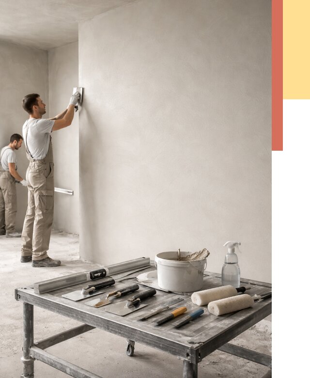 Штукатурка стен под покраску в Геленджике от 4677 руб./м² — качественно и недорого | ОТДЕЛОЧНИК-Глн