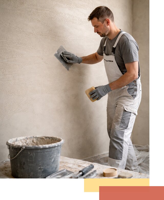 Декоративная штукатурка травертин в Геленджике для стен и потолков