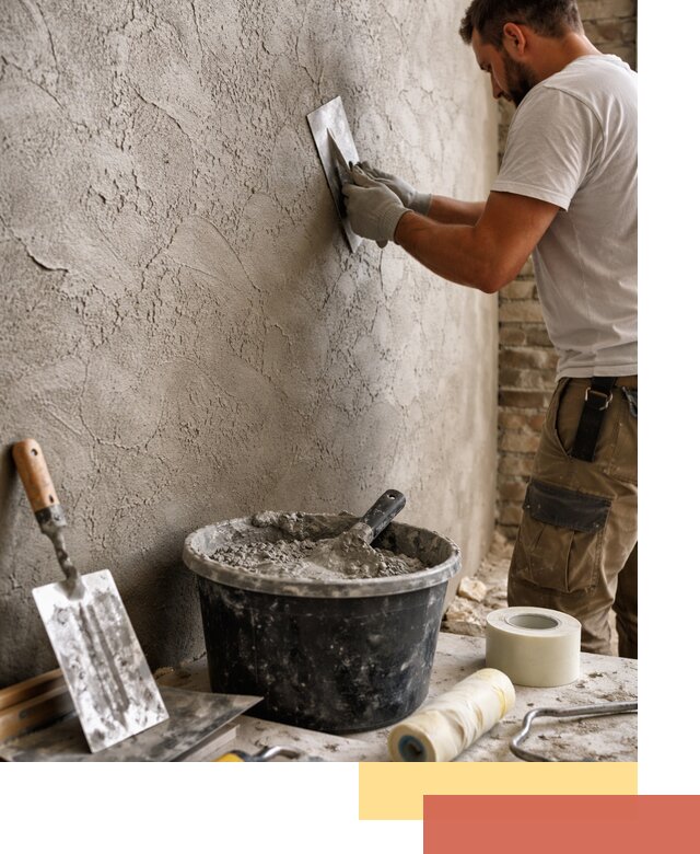 Декоративная штукатурка лофт в Геленджике — отделка стен и потолков