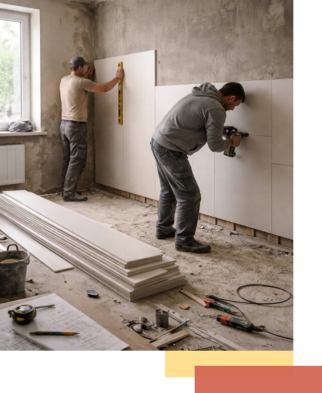 Монтаж ПВХ панелей на стены в Геленджике качественно и быстро