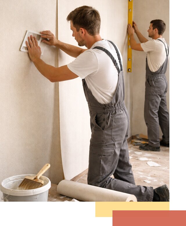 Поклейка бумажных обоев в Геленджике качественно и недорого