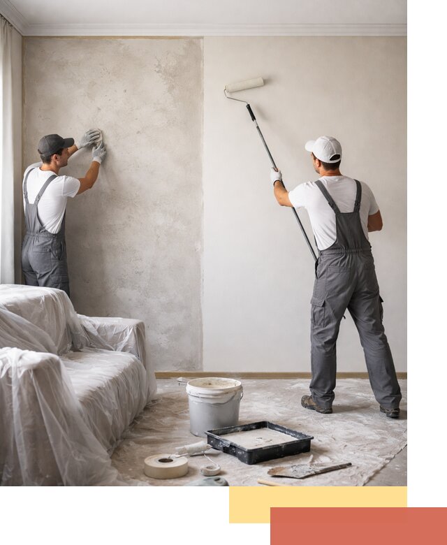 Покраска стен антивандальной краской в Геленджике