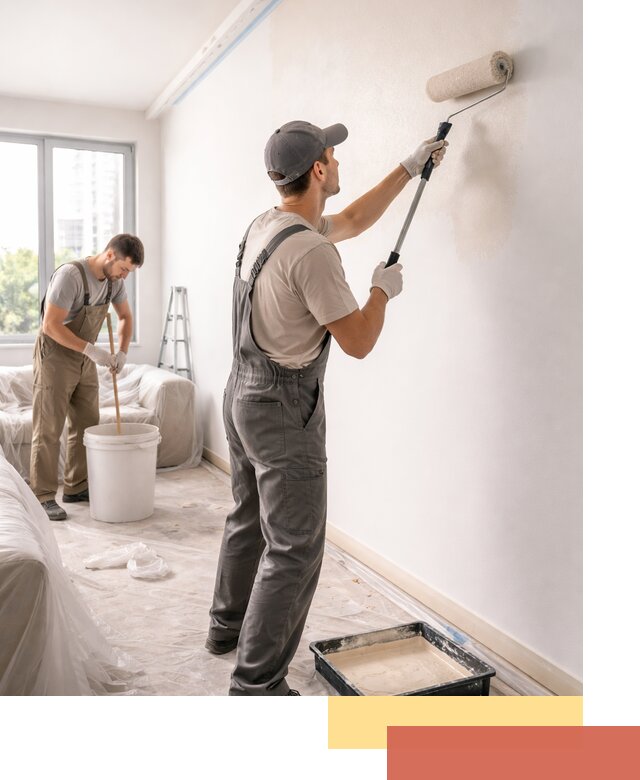 Покраска стен в офисе в Геленджике — быстрый и качественный ремонт