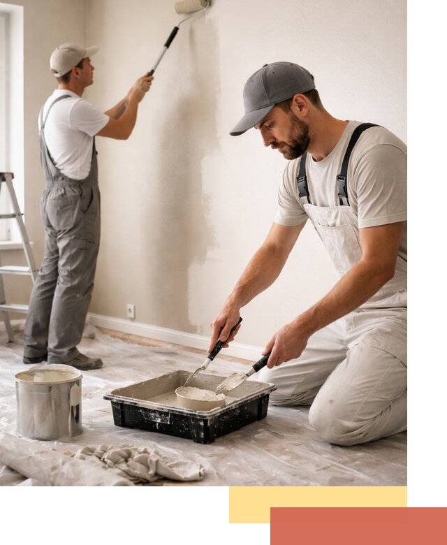 Покраска стен в квартире в Геленджике — профессионально и аккуратно