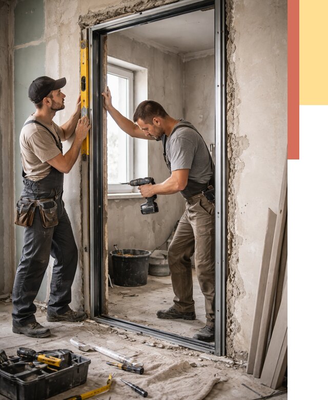 Закладка дверного проема в Геленджике от 3638 руб. — быстро и недорого | ОТДЕЛОЧНИК-Глн