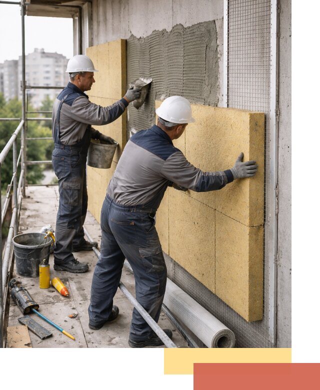 Утепление стен зданий и домов в Геленджике качественно и надежно