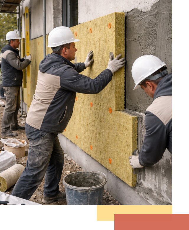 Утепление стен минватой в Геленджике — тепло и звукоизоляция