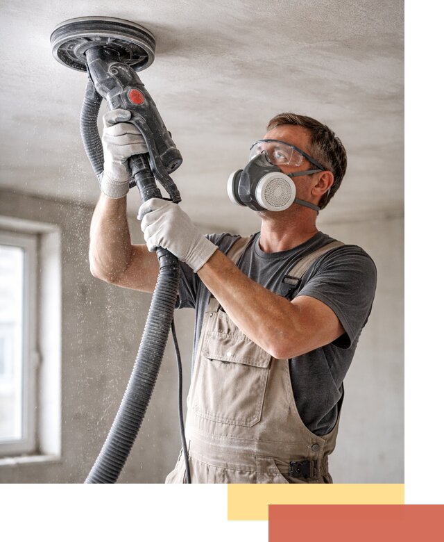 Шлифовка потолка в Геленджике — качественная подготовка под отделку