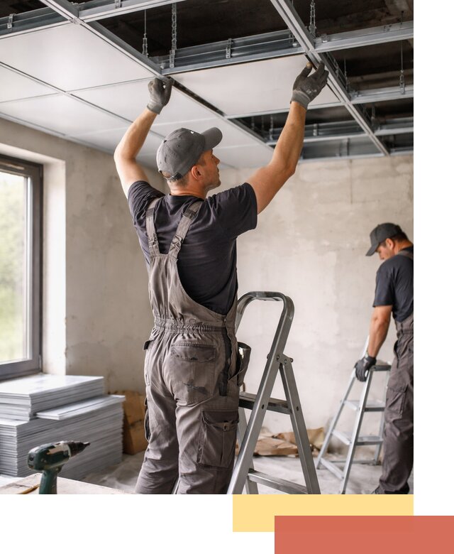 Монтаж кассетного потолка в Геленджике качественно и быстро