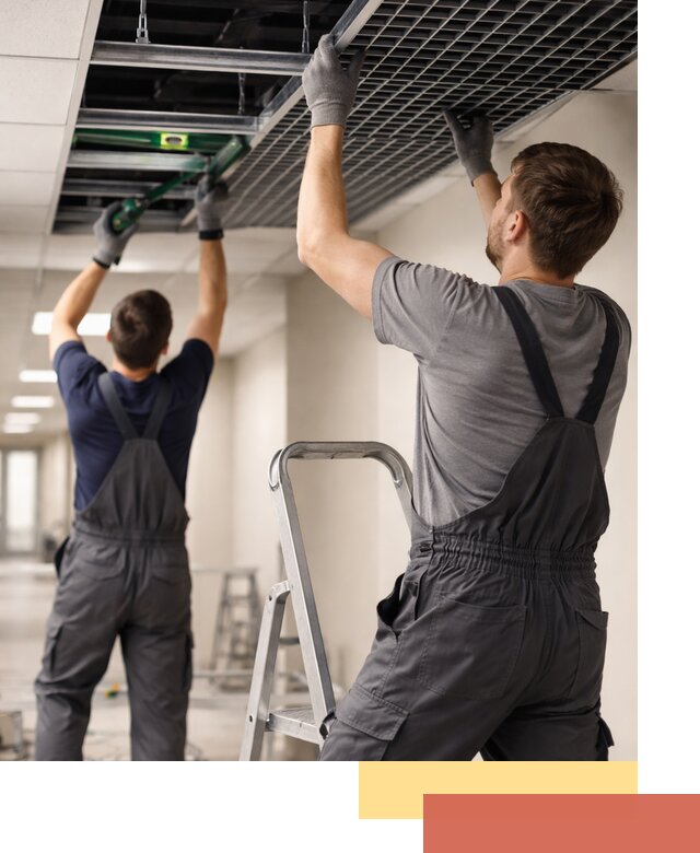 Монтаж потолка Грильято в Геленджике: установка под ключ качественно