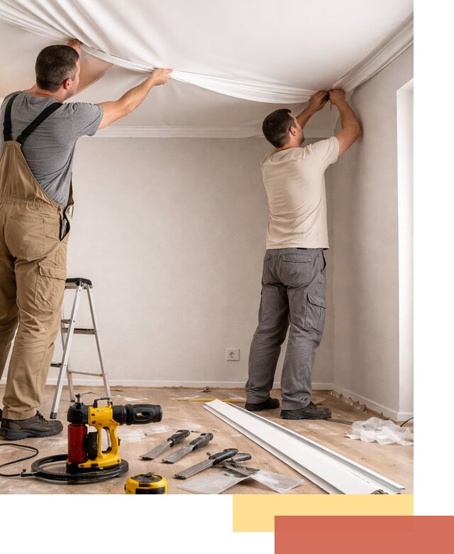 Монтаж ПВХ натяжного потолка в Геленджике качественно и быстро