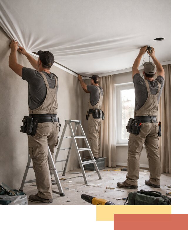 Монтаж матового натяжного потолка в Геленджике качественно и быстро