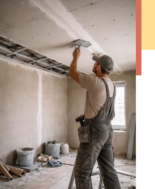 Ремонт потолка из гипсокартона в Геленджике от 676 руб./м² — быстро и недорого | ОТДЕЛОЧНИК-Глн