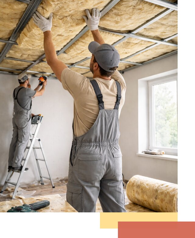 Утепление потолка под ключ в Геленджике качественно и быстро