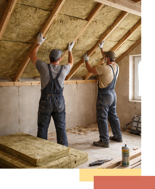 Утепление потолка минеральной ватой в Геленджике