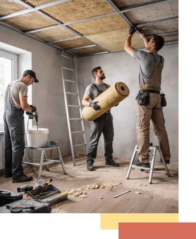 Шумоизоляция потолка в Геленджике: профессиональный монтаж и отделка