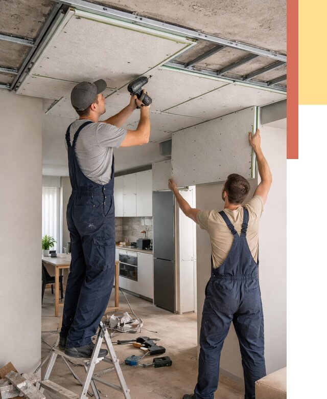 Шумоизоляция потолка панелями зипс в Геленджике от 1923 руб. под ключ | ОТДЕЛОЧНИК-Глн